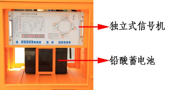 太阳能信号灯内部示意图