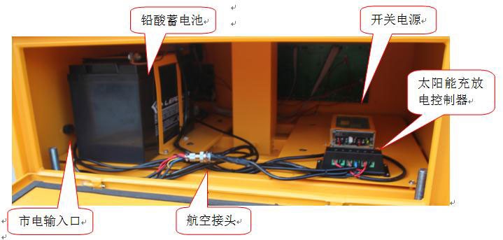 太阳能信号灯功能示意图